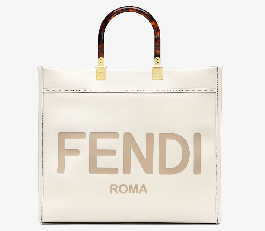  Fendi Sunshine Medium
White leather shopper
